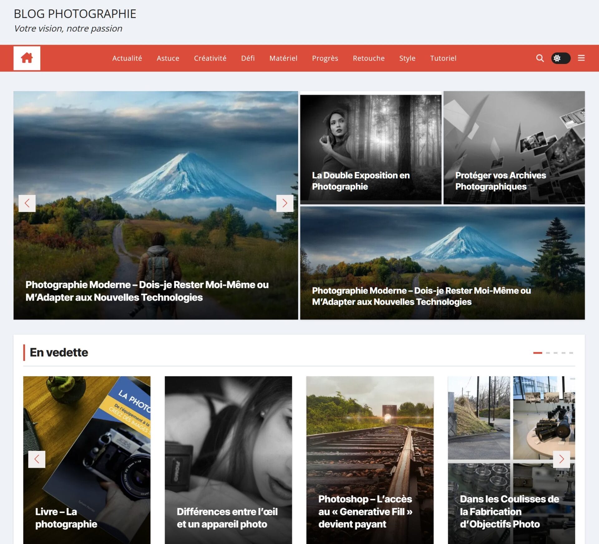 Blog Photographie — Votre vision, notre passion