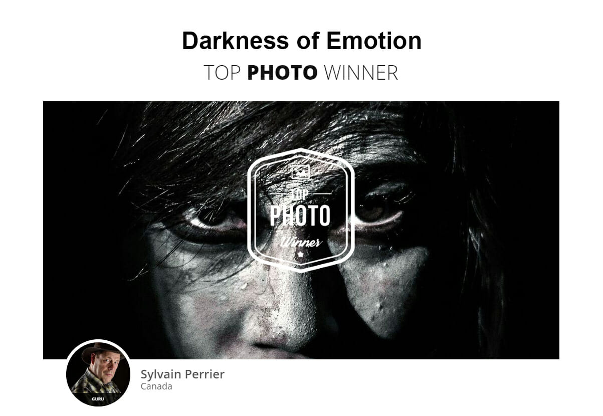 Sylvain Perrier Darkness of Emotion Challenge - Top Photo - Alexina Prum