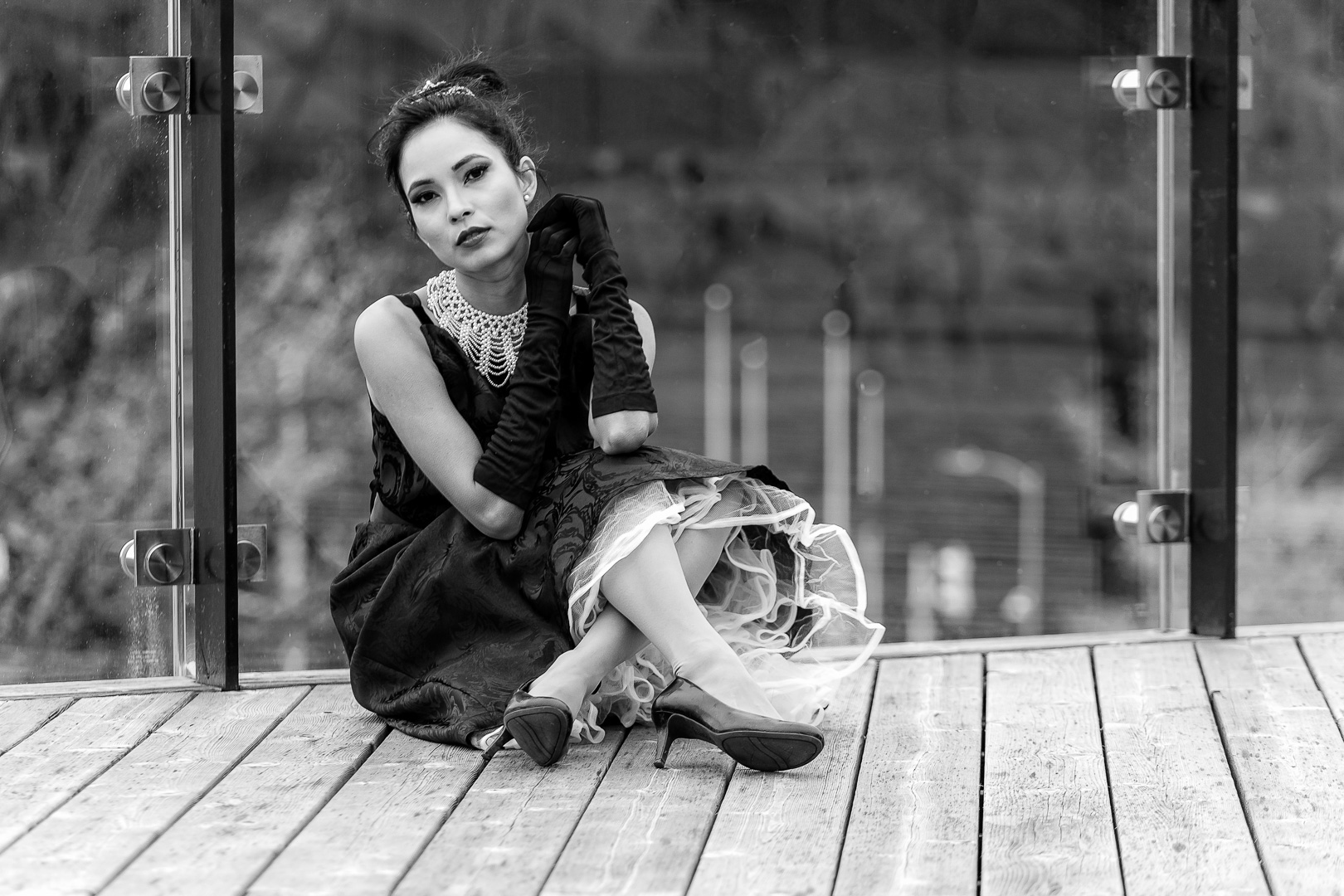 Hommage à Audrey Hepburn par Sophie, Couturière d'Art