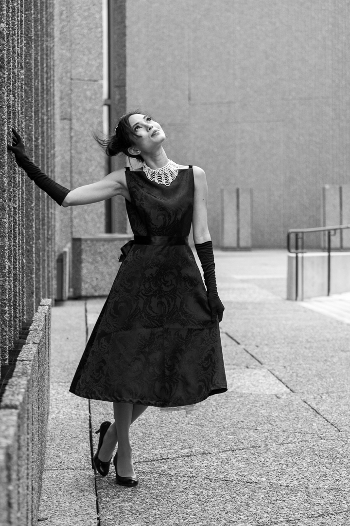 Hommage à Audrey Hepburn par Sophie, Couturière d'Art