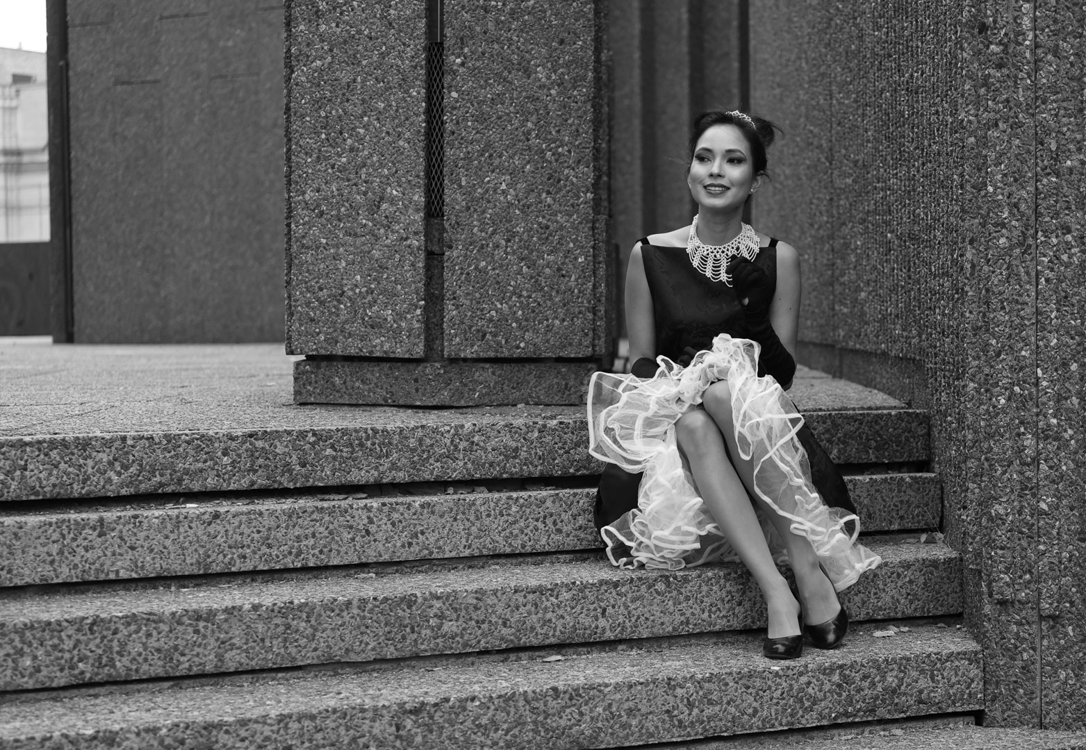 Hommage à Audrey Hepburn par Sophie, Couturière d'Art